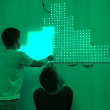 การเปลี่ยนสี RGB Dimmable LED Panel Light