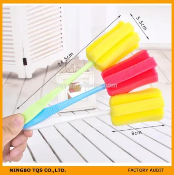 Glass Cleaning Brush Long Handle/ sponge brush for cleaning