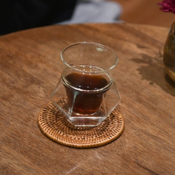 Unique Borosilicate Double Wall Transparent Glasses for Coffee Espresso Cups