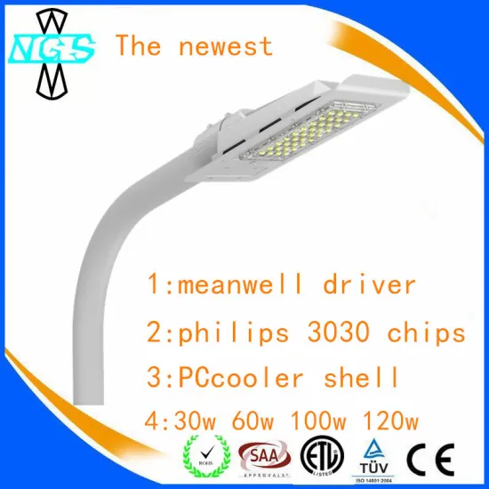 High Bright Hot Selling 30W to 120W LED Street Light