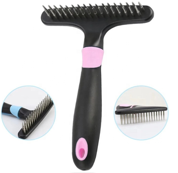 Pet De-matting Comb Grooming Tool