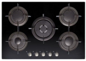 Candy Black Ceramic Hob 5 Burner