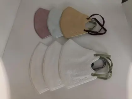 Bamboo fiber three-dimensional mask