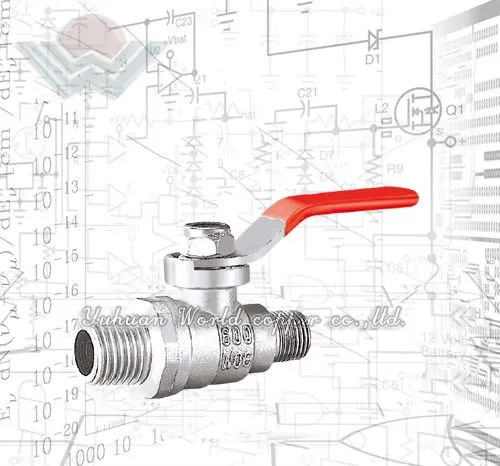 WD-2122 Europe Style Brass Mini Ball Valve