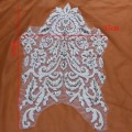 Beads applique ployester embroidery patch