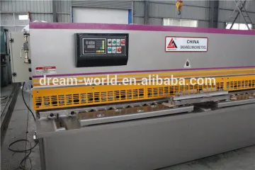 hydraulic cnc shearing machinery / sheet iron shearing machinery / metal shearing machinery