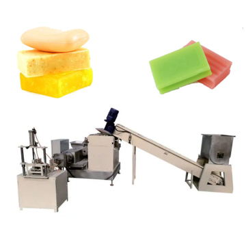 Máquina de jabón de barra pequeña con payder de jabón y máquina de cortar jabón en venta