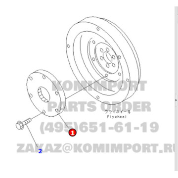 KOMATSU р 300 207-43-74111 сиини conside, recondicionado, usado; Original, OEM, pós -venda 1 pcs