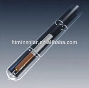 Inner focusing film solar thermal collector evacuum tube