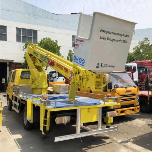 4x2 23m hingga 28m 700P Bucket Boom Truck