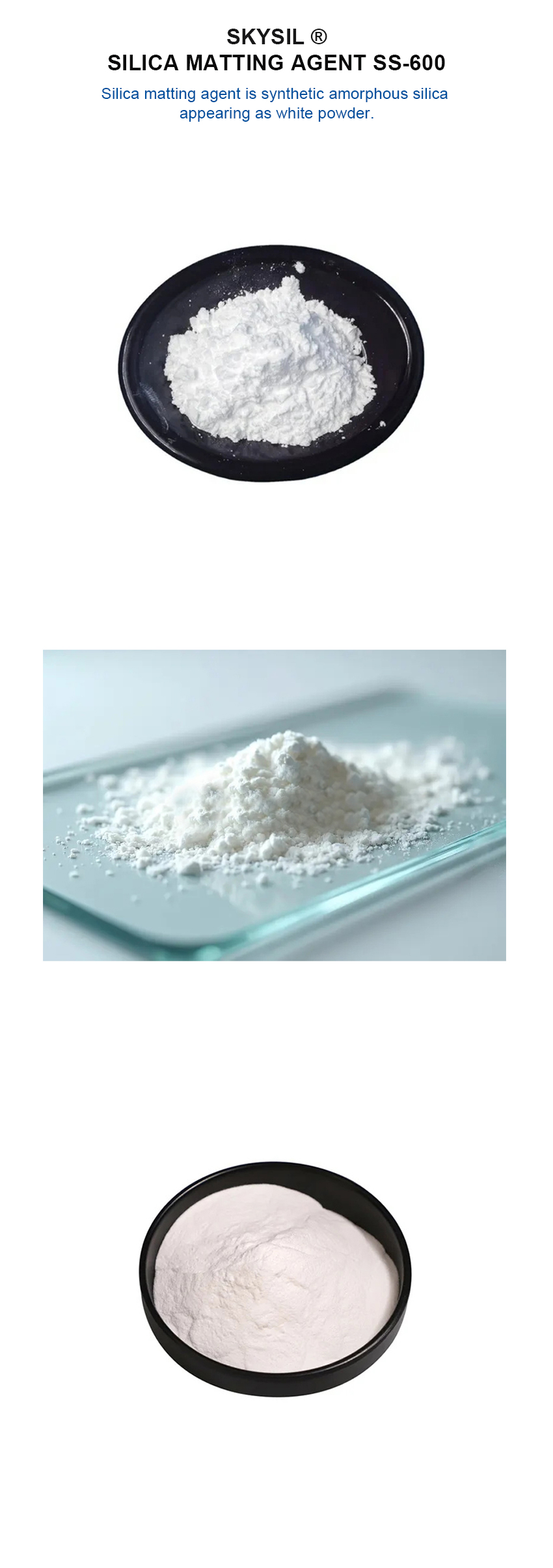 QUANXU SILICA DIOXIDE POWDER (SS-600) M1