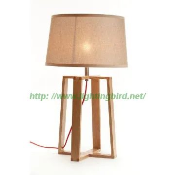 modern natural wooden table lamp lamp/floor light