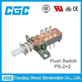 CGC 2015 new product PS-2X2 with stand 0.3A push switch
