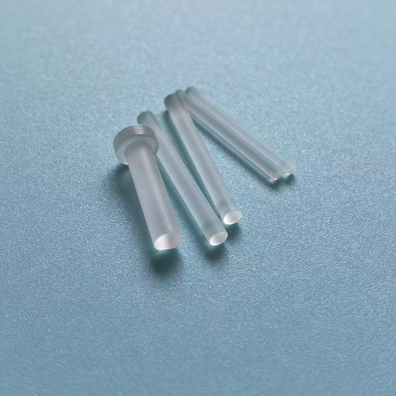 lente de vidro óptico de safira, lente de haste