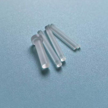 lente de vidro óptico de safira, lente de haste