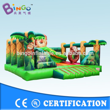 2016 New design	outdoor inflatable game for fun,forest trampoline