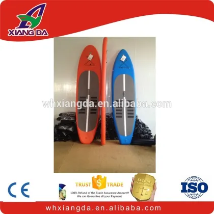 Stand up inflatable wake surf board