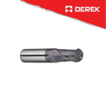 Carbide End Mill 4 Flutes Ball Nose Standard Length
