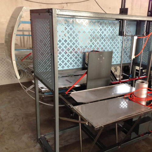 Semiautomatic PET strap tying machine