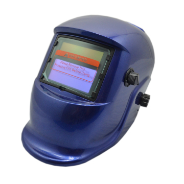 blue painting solar powered electronic Full Head Welding Helmet