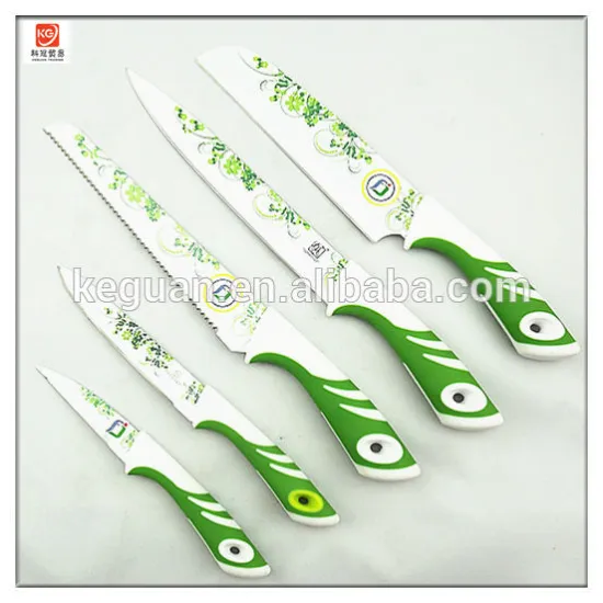 KS-130 6pcs kitchen knife set with acrylic block