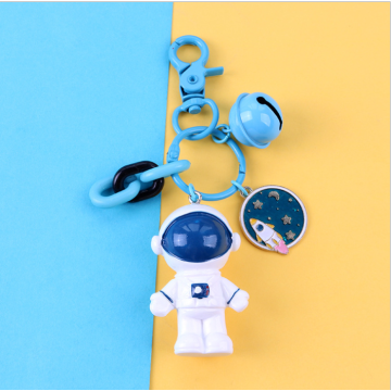 Personalized Plastic Spaceman Keychain