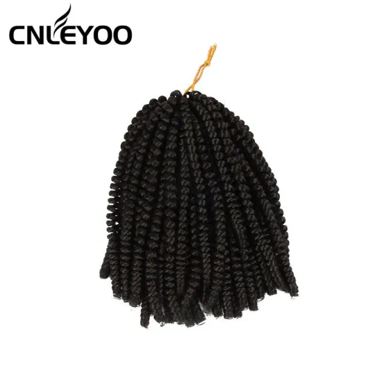 2021 Colorful Spring Twist Crochet Hair 8 Inch 60 Roots Passion Twist Pre-Looped Crochet Braids For Beauty