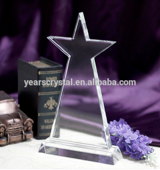 New style crystal trophy, Optical crystal trophy award