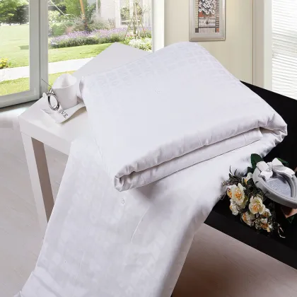 Custom China Pure Mulberry Silk Bedding Set Quilt Comforter