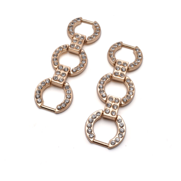 Metal Rhinestone and Pearl Shoe Buckles for Women's Sandals