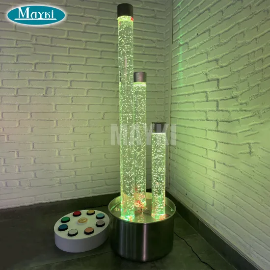 Irregular Design Acrylic Water Bubble LED Column Lamp