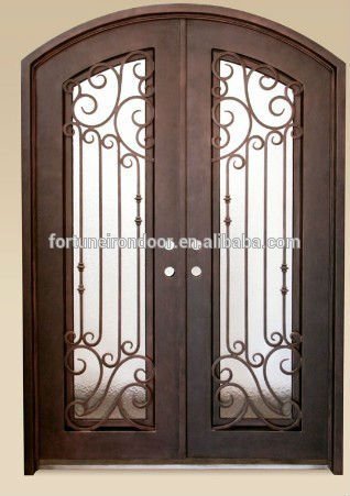 Metal Security Doors/ Iron main door designs metal grill door designs/ China Manufacturer