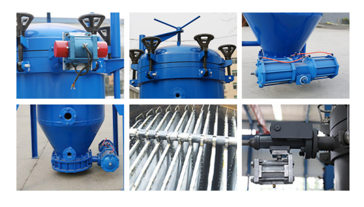 Vertical Pressure wire mesh leaf filter