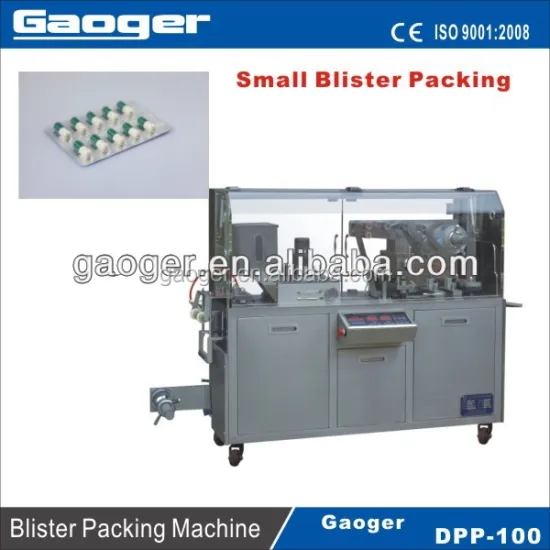 DPP-80 Capsle tablet Alu-PVC blister Packing Machine
