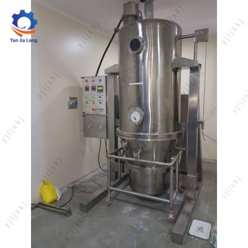 Mesin granulator tempat tidur terfluidisasi otomatis