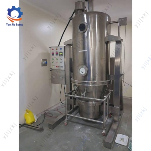 Mesin granulator tempat tidur terfluidisasi otomatis