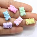 Flatback Earring Accessory Resin Bear Cabochon 10*16mm Animals Diy Nail Decoration Stickers Phone Shell Accessory