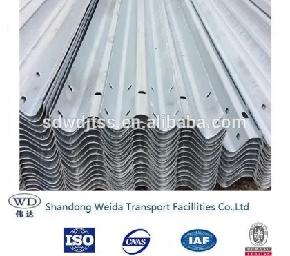 Manufacturer W Corrugated Antirust Metal Guardrail