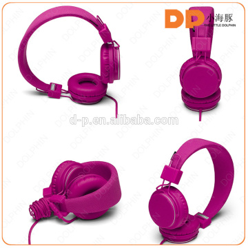 hot sell headset for colorful headphone with mic, noice cancelling headphone