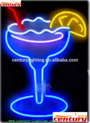 margarita cocktails neon light