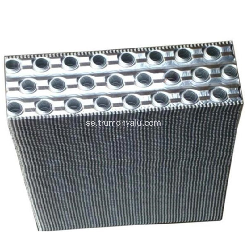 Värmeväxlingsmaterial Aluminiumfinlager med hål