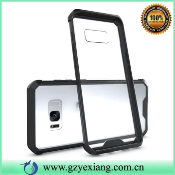 2 in 1 acrylic tpu case for samsung galaxy s8 shockproof phone cover