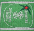 Promocional de color verde impreso bufanda de punto