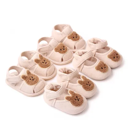 Baby Color Cotton Single Shoes - Non-Slip Toddler Shoes (0-1 Years)