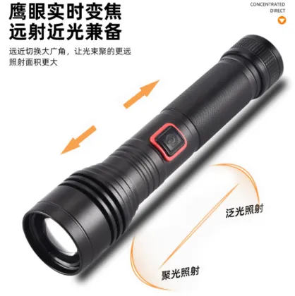 YUANKE 3W Emergency SOS Warning High Lumens Waterproof Mini Flashlight
