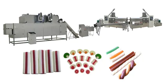 Pet treats chewing stick dog food making machine
