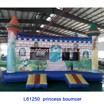 Lotting indoor princess inflatable bouncers for kids