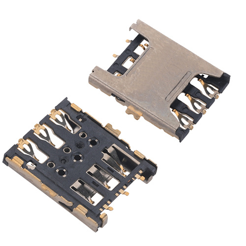 Sim-kaart 6Pin Met / Zonder Schakelaar Pin Connector