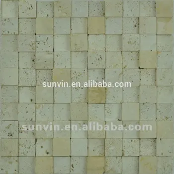 Outdoor wall Travertine stone marble mosaic tile