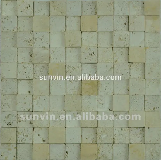 Outdoor wall Travertine stone marble mosaic tile